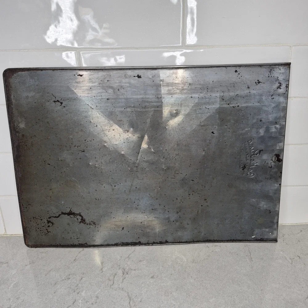 Vintage Bake King: King of Bakeware Cookie Sheet‎ Made in USA 16